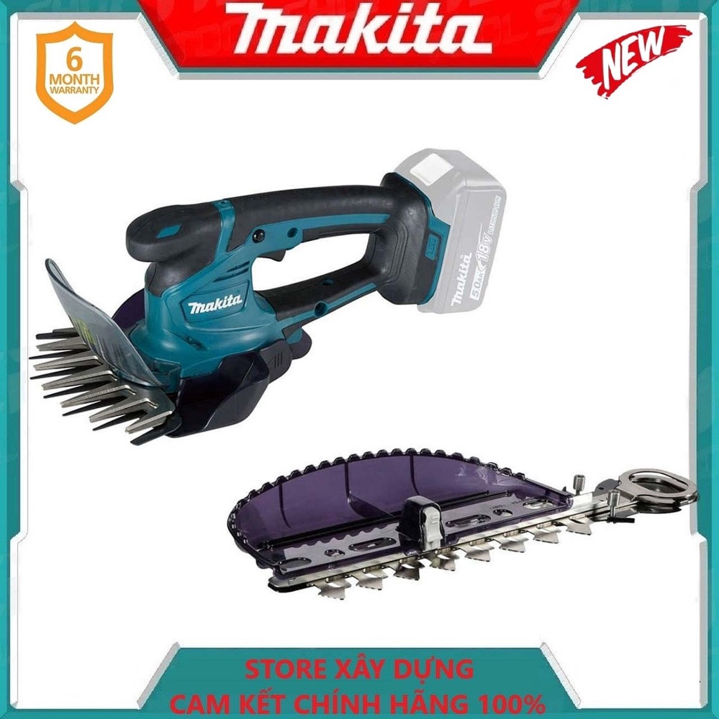 Máy cắt tỉa hàng rào dùng pin 12v,1.5ah 200mm makita uh201dz- hàng chính hãng
