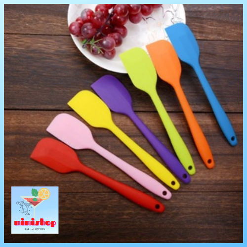 Cây Vét Bột Silicon. Cây Vét Bột Spatula Silicon Đúc (Phới Silicon) – Dụng Cụ Pha Chế