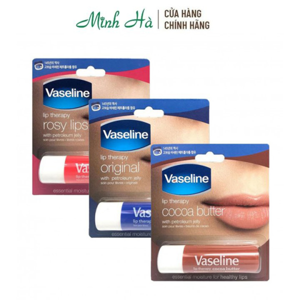 Son dưỡng môi mềm mịn Vaseline  Lip Therapy Original Stick 4.8g