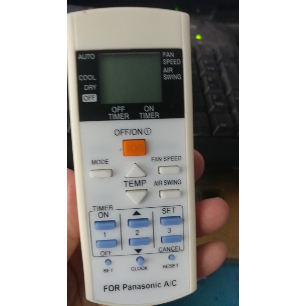 Điều khiển điều hòa panasonic 1 chiều.