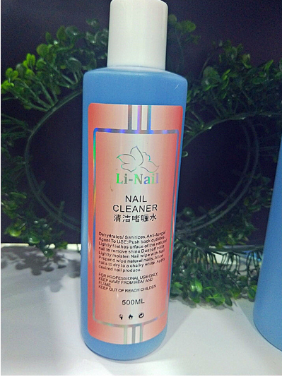 Nước lau gel ( li_nails - công dụng lau bề mặt sơn gel , lau khô bề mặt sơn gel )
