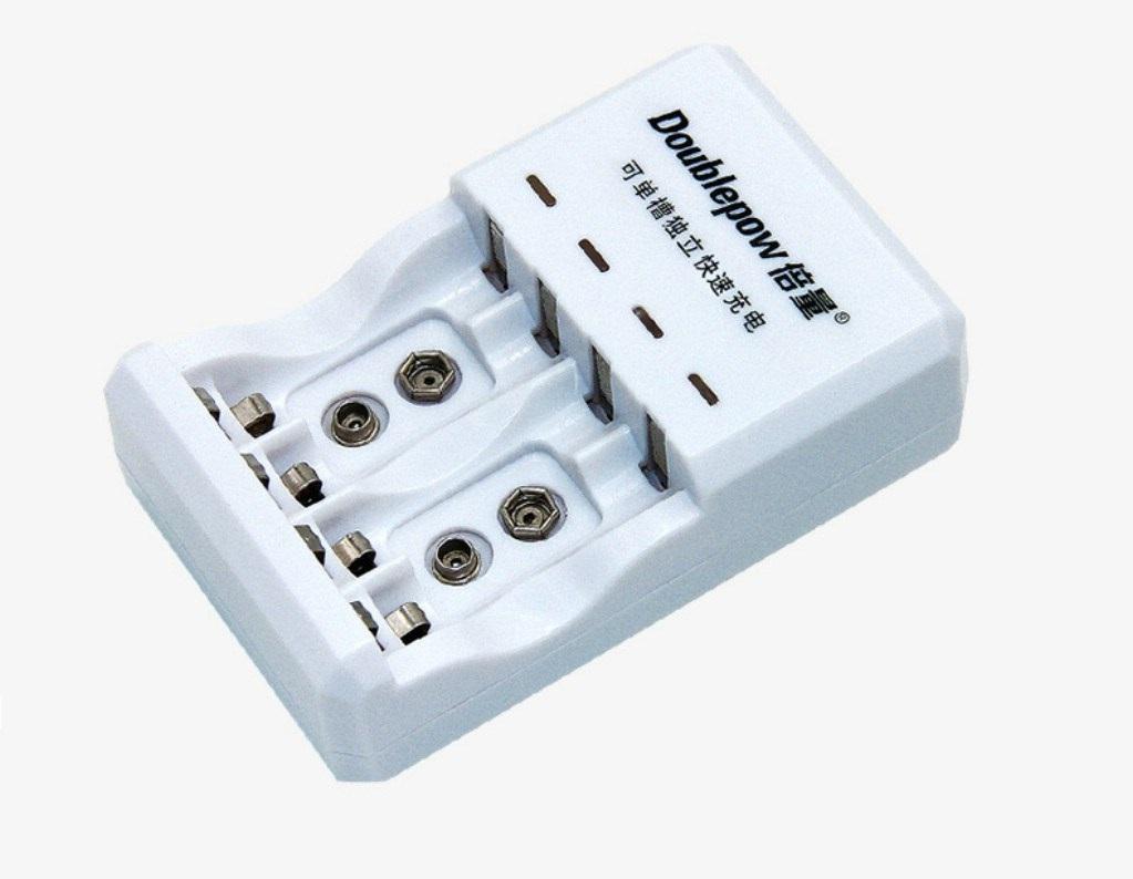 Bộ Sạc Pin đa năng Doublepow DP-D03 (sạc pin 9V, pin tiểu AA, pin đũa AAA )
