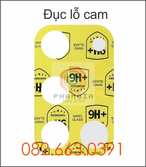 (Mua 1 tặng 1)Dán cường lực camera Realme 7i siêu đẹp