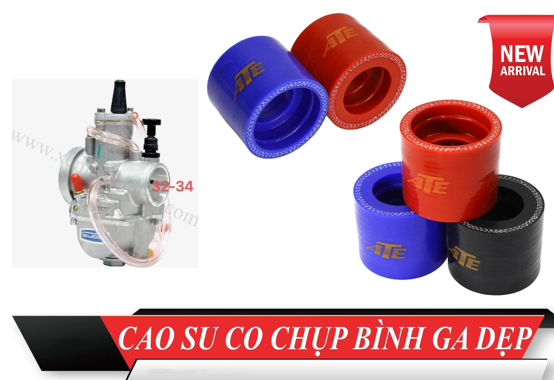 CO CAO SU GẮN BÌNH XĂNG  GA DẸP - NOVA - NẮP CHAO ATE