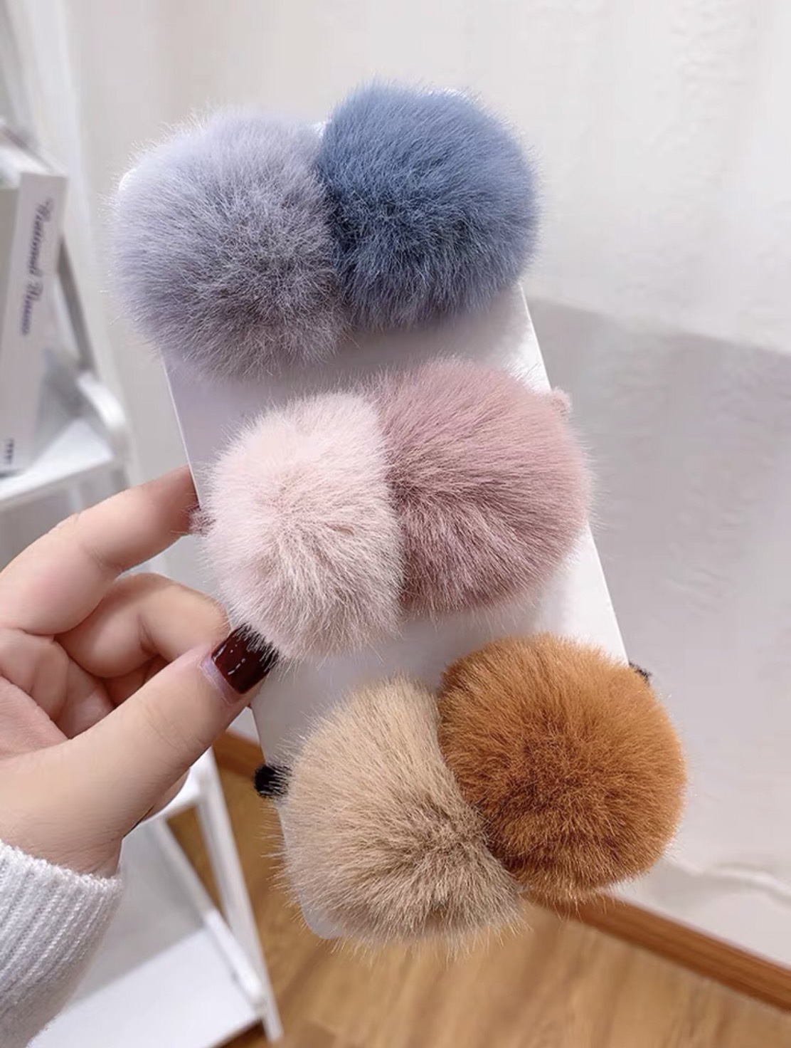 Dây Cột Tóc Lông Mịn Quả Tròn Siêu Xinh - phukienteen