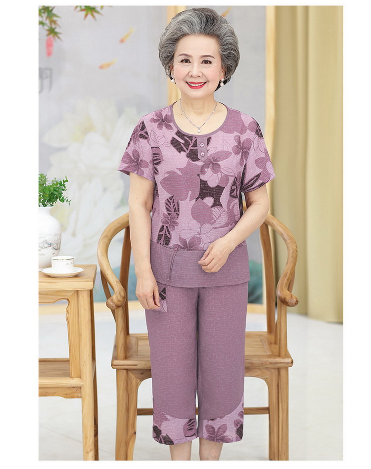 Bộ đồ mặc nhà cho bà cho mẹ ( đũi xịn)