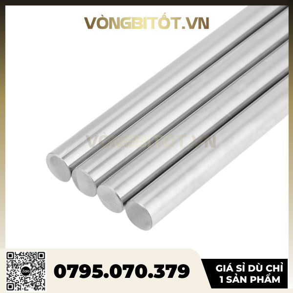Thanh Ray Trượt Tròn Phi 25 (SFC25) Dài 500mm, 1000mm, 1500mm