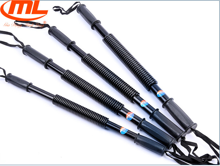 Gậy Bẻ Tập Cơ Tay, Cơ Bụng Lò Xo Lực Bẻ 30, 40, 50, 60 Kg. Gậy Lò Xo Tập Ngực,vai Cao Cấp, Gậy Bẻ Tập Gym 20kg, 30kg, 40kg, 50kg,60kg