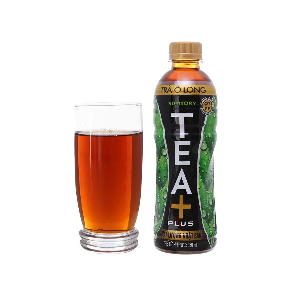 Lóc 6 chai trà Ô long Tea Plus 350ml