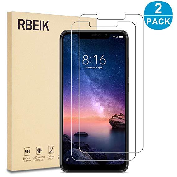 Kính cường lực trong suốt Xiaomi Redmi Note 6 Pro (Kèm miếng lau)