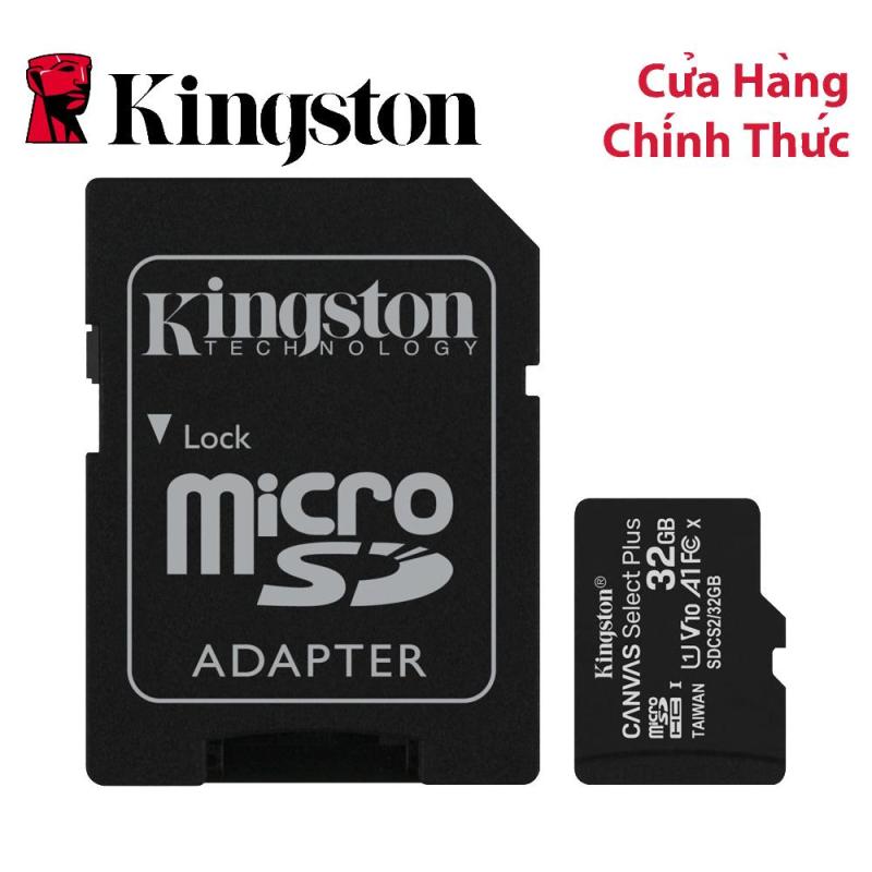 Thẻ nhớ MicroSDHC Kingston Canvas Select Plus 32GB Class 10 U1 (SDCS2/32GB)