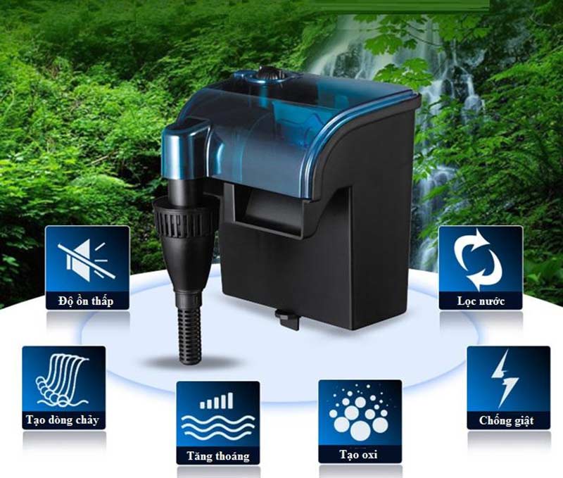 Lọc thác-lọc treo sobo WP-607H phụ kiện thủy sinh (phù hợp bể 50 và 60)