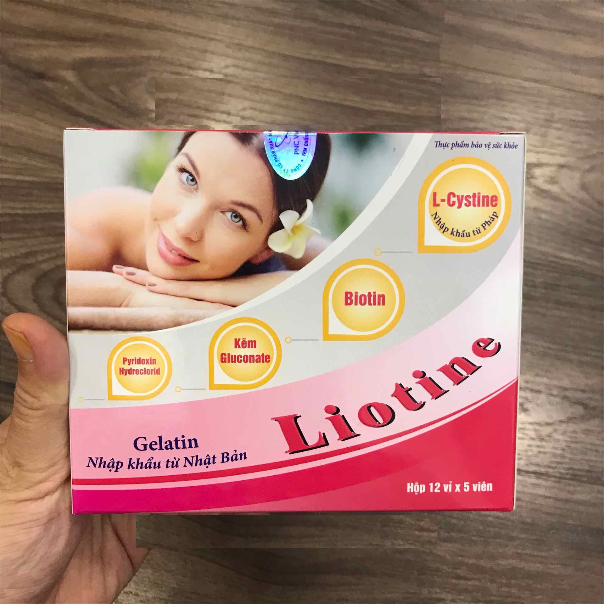 LIOTINE (HỘP 12 VỈ x 5) GIÚP ĐẸP DA, KHỎE TÓC