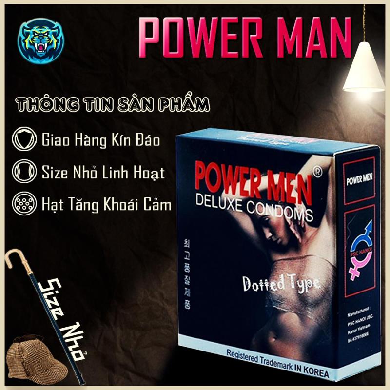 Bao cao su Powermen Dotted Typer chứa 489 HẠT NỔI độc đáo khắp thân bao giúp bạn và đối tác thăng hoa trong đời sống vợ chồng nhập khẩu