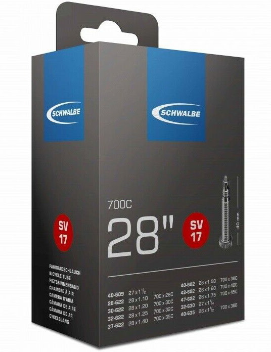 Ruột xe đạp schwalbe 700c x 28-45 sv17