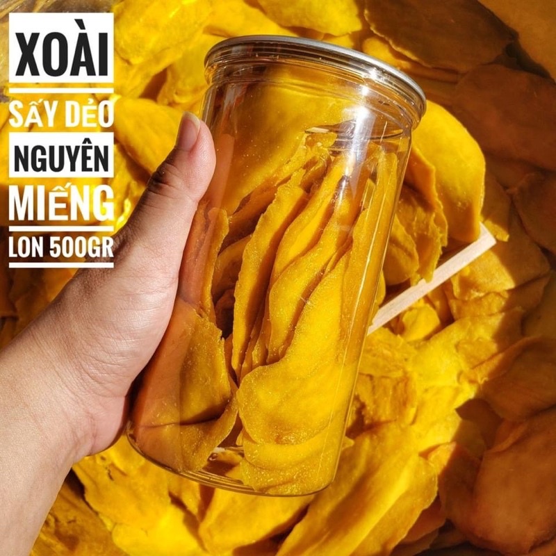 500G Xoài Cát Hòa Lộc Sấy Dẻo