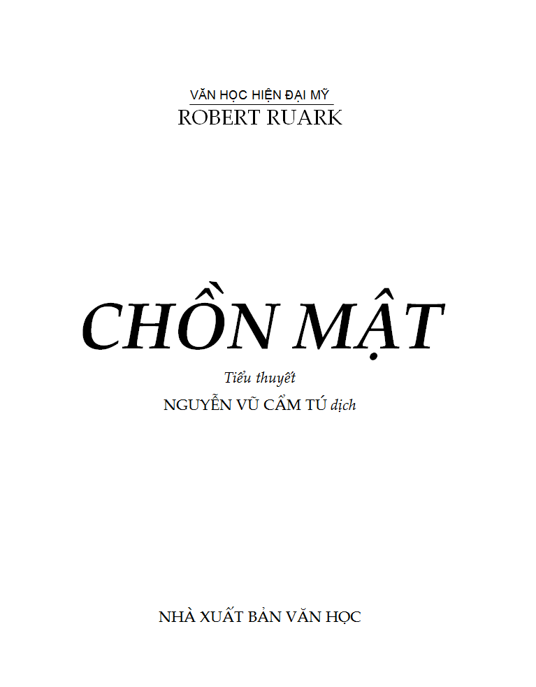 Tiểu Thuyết - Chồn Mật