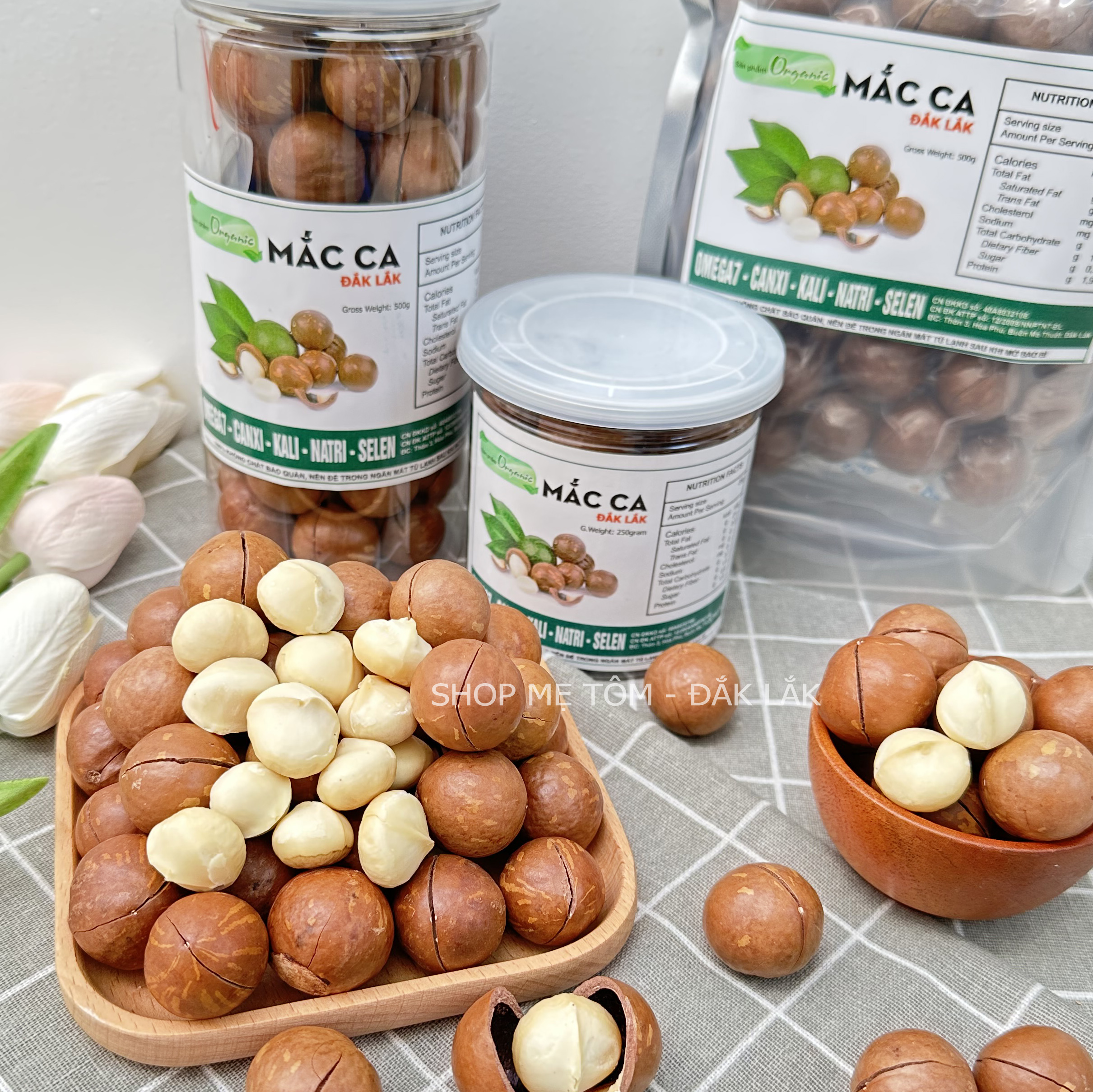 HẠT MACCA ĐĂKLĂK SIZE ĐẠI (2.8cm -3.2cm) NỨT VỎ SẴN TÁCH ĂN LIỀN, HẠT MẮC CA, MAC CA