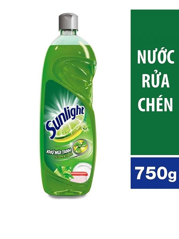 Nước rửa bát Sunlight Trà xanh chai 750ml