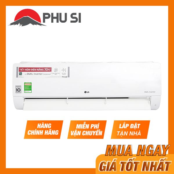 ✅[Trả góp 0%]Máy lạnh LG Wifi Inverter 12000 BTU V13API