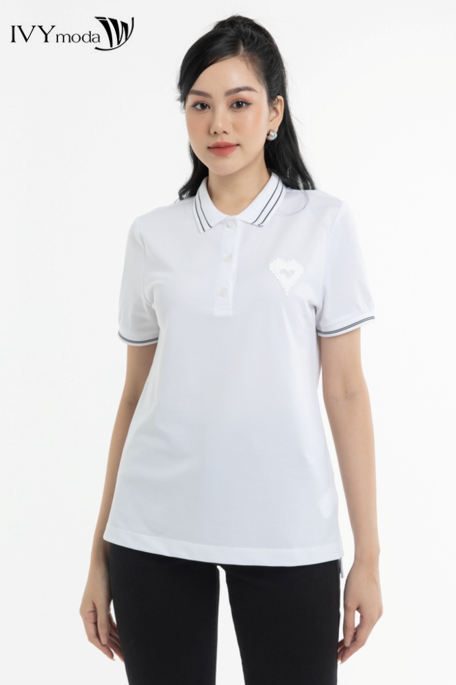 Áo thun polo cổ viền IVY moda MS 57B9208