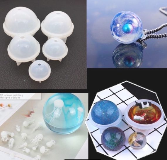 Khuôn Khối Cầu Resin Đủ Size 6-7-8-9-10cm - Trường Thịnh Sài Gòn