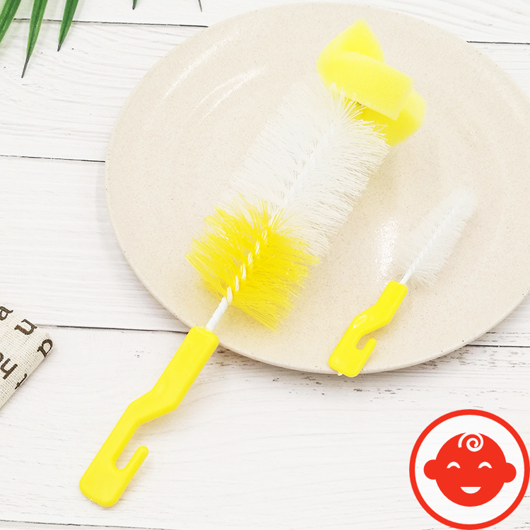 Cọ Rửa Bình Sữa 2 Chi Tiết Cho Bé Vệ Sinh Bình Và Núm Ti
