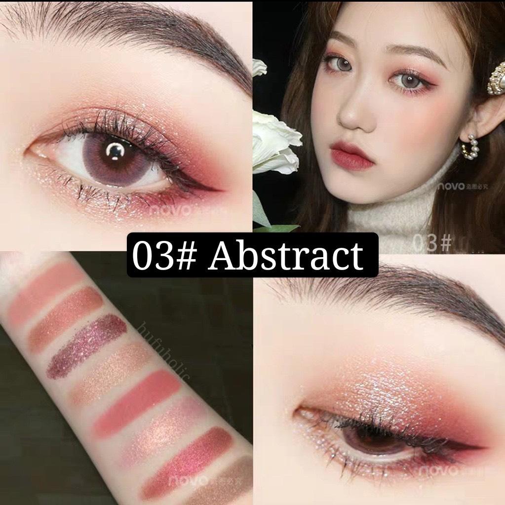[HCM]Bảng phấn mắt trang điểm lâu trôi NOVO 9 màu thời trang