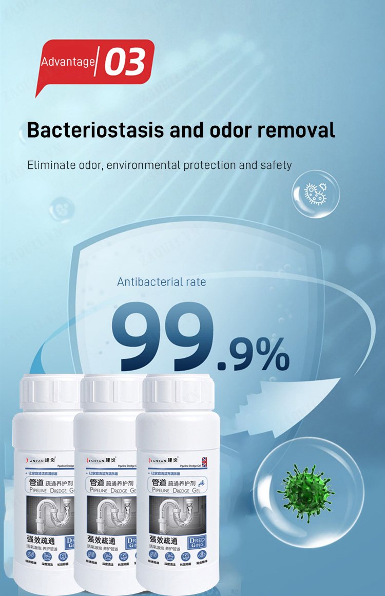 zaqu11 Effective Pipe Unblocker for Sinks and Toilets