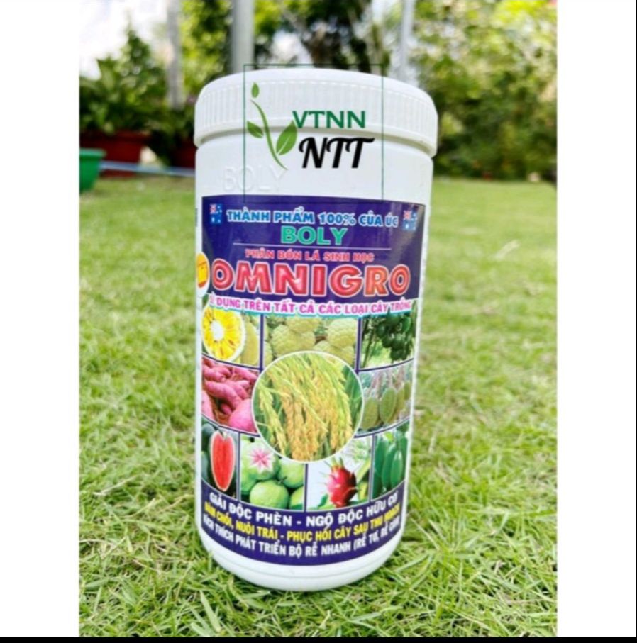 Phân bón lá sinh học Boly OMNIGRO (humic Úc) hộp 1kg