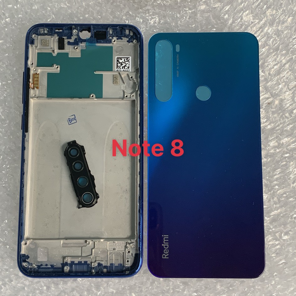 Bộ Vỏ Xiaomi Redmi Note 8 zin (có cụm kính camera , nút bấm)