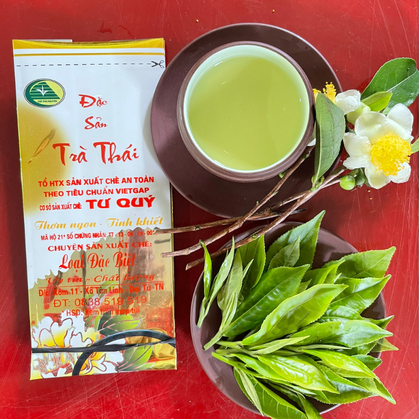 Trà xanh hảo hạng  Tư Quý( combo 2 gói 100g)