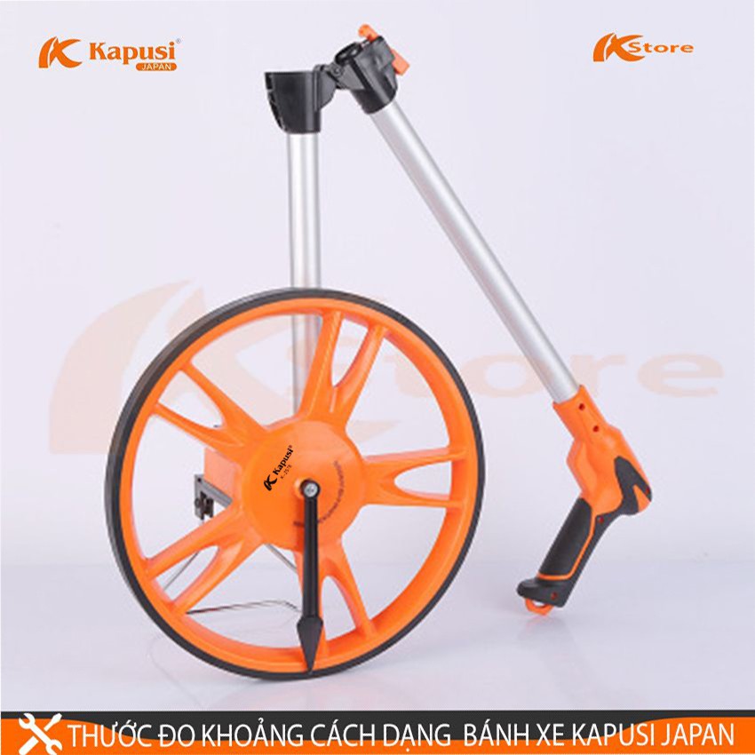 Thước đo khoảng cách dạng bánh xe kapusi japan - thước đo lăn đường nhật bản