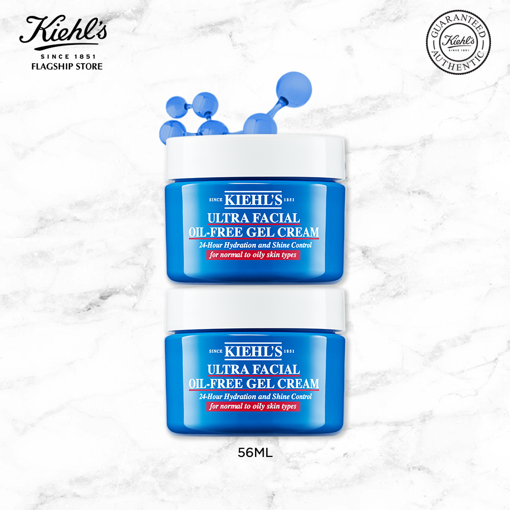 Bộ đôi gel dưỡng ẩm kiềm dầu Kiehl's Ultra Facial Oil-Free Gel Cream 28ml