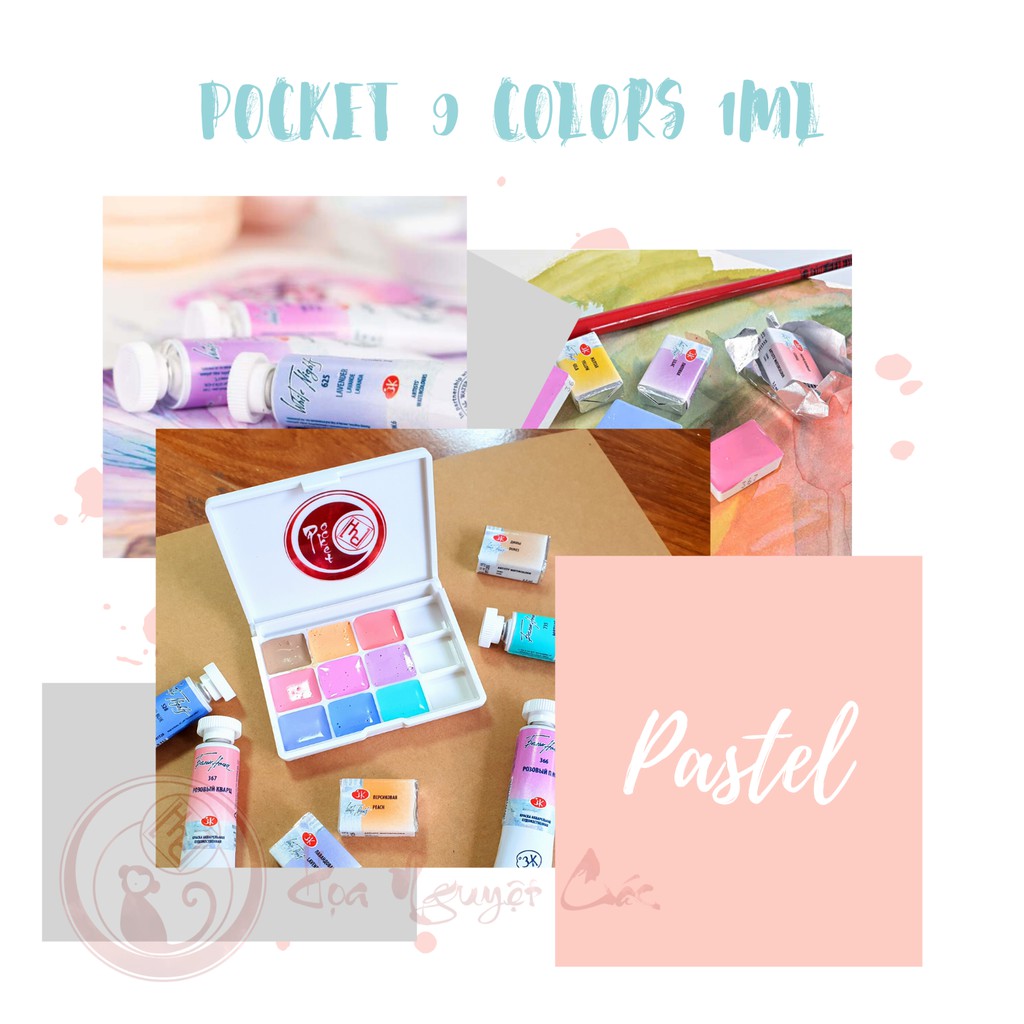 Set màu Pastel White Nights