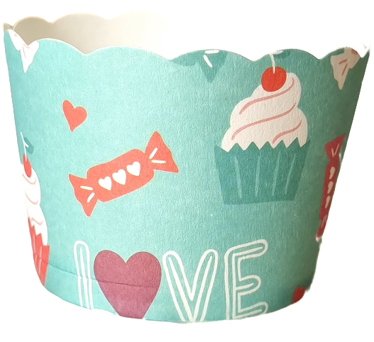 BỘ 50 LY CUPCAKE GIẤY NƯỚNG BÁNH LỚN- NHỎ( 2 SIZE)