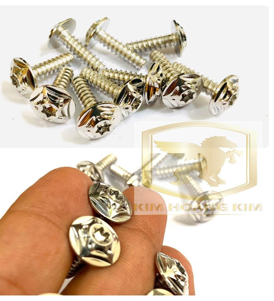 10 ốc Dàn áo INOX Đầu Salaya 5li18 gắn xe máyExciterWinnerSiriusWave....,Sản Phẩm Chất Lượng, Ưu Đãi, Tốt  Dành Cho Bạn.