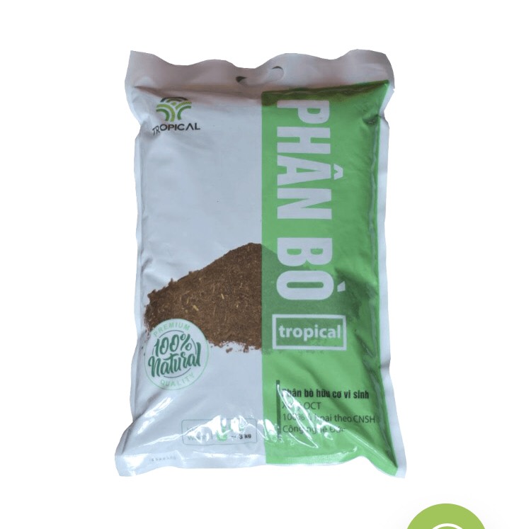 Phân bò Vi Sinh Tropical Gói 5dm3 ~2kg)