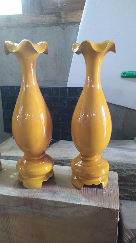 LỤC BÌNH TỲ BÀ GỖ MÍT CAO 41CM