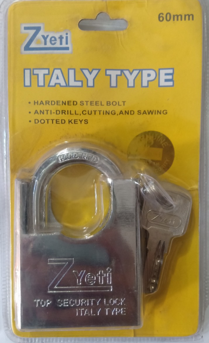 Khóa chống cắt Zyeti cầu 60 mm