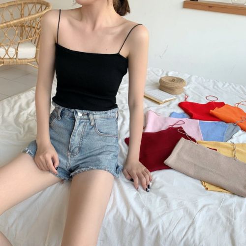 Áo thun Crotop 2 dây nữ , áo thun 2 dây dáng ngắn chất thun cotton co giản 2 chiều mềm mịn Adam_fashion