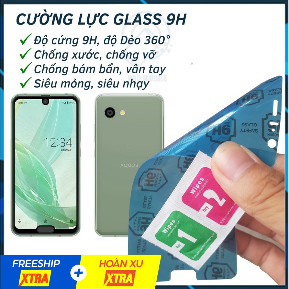 Dán cường lực dẻo nano AQuos R2 Compact