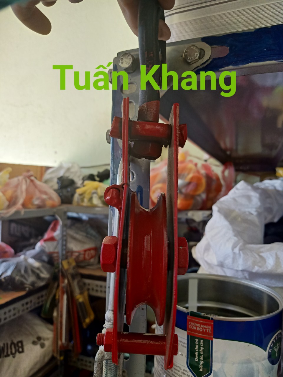 Ròng rọc treo 500kg ( ròng rọc kéo tay)