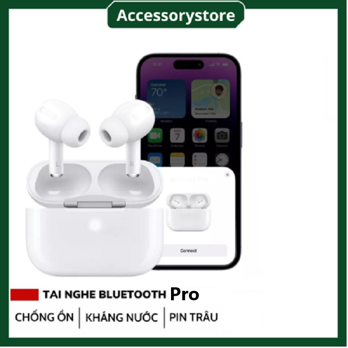 Tai nghe Bluetooth Không Dây Inpods Pro mẫu mới 2023 Âm thanh cực hay Bass Trầm nâng cấp - Bảo hành 1 đổi 1