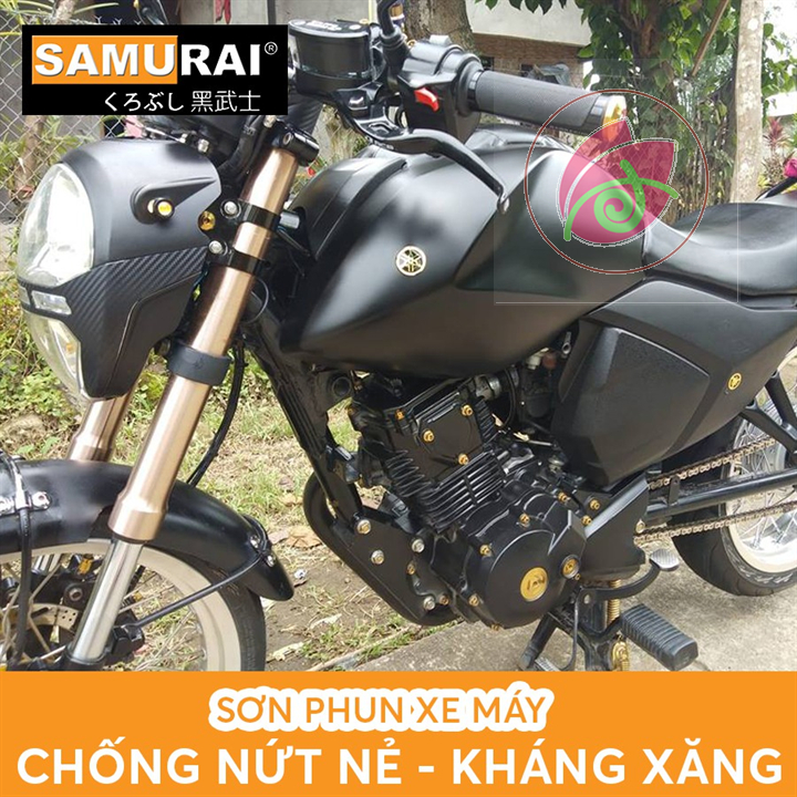 Samurai Paint in Matte Black, Matte Black, Flat Black 109A
