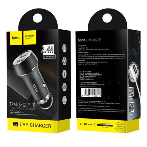 Sạc ÔTô 2 cổng HOCO Z7