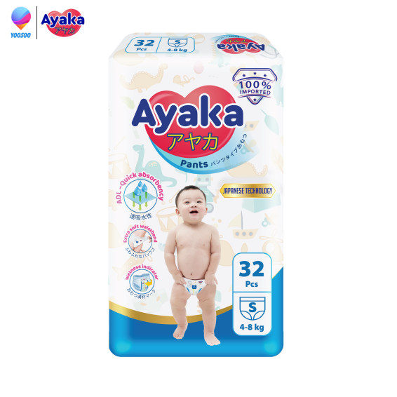 tin tức Tã quần trẻ nhỏ AYAKA Công Nghệ Nhật Bản Size S 32 miếng/gói giành cho giá cả tương đối rẻ 1357279346_VNAMZ-5605715013