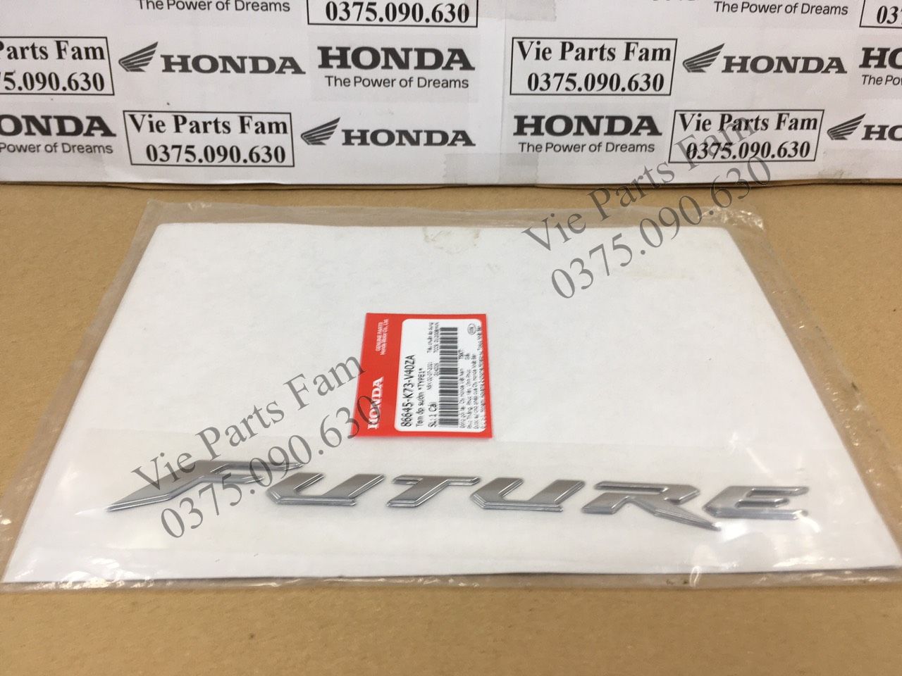 Tem chữ 3d xe future led, hàng chính hiệu honda mới 100%