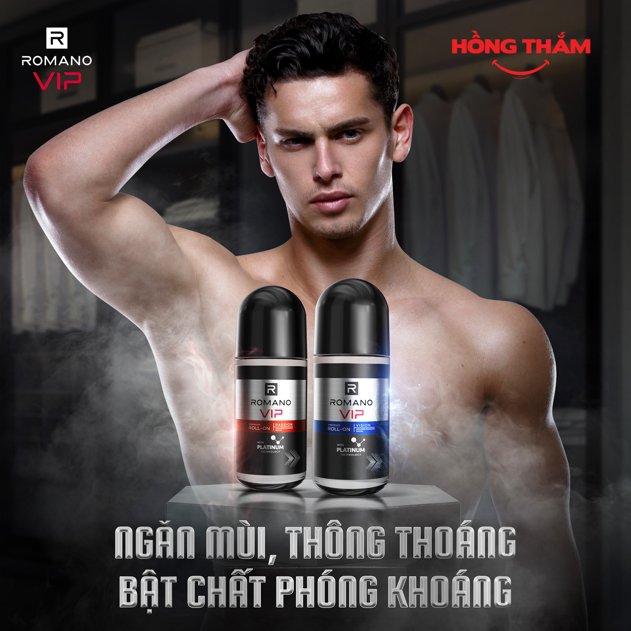 Romano Vip Vision Deodorant 50ml (Hongthamshopcom)- Lkm80
