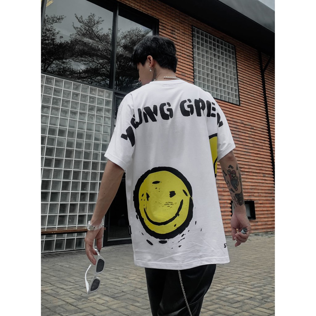 Áo Thun YOUNG GREEN Face Tee Form Oversized